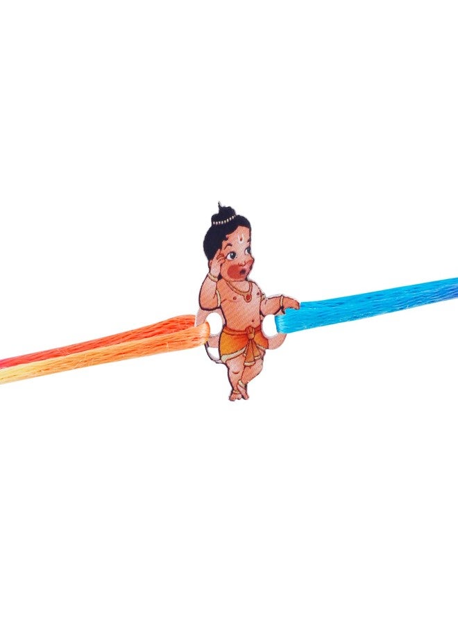 Okos Rakhi Combo of 2 Trendy Cartoon Characters For Kids For Rakshabandhan With Multi Color Adjustable Cotton Thread Cute and Dearest Bhai/Bhaiya/Brother CO1000465KID - Image 3