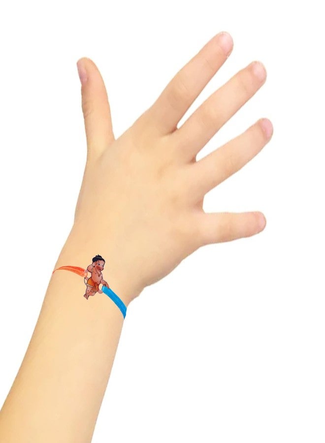 Okos Rakhi Combo of 2 Trendy Cartoon Characters For Kids For Rakshabandhan With Multi Color Adjustable Cotton Thread Cute and Dearest Bhai/Bhaiya/Brother CO1000465KID - Image 5