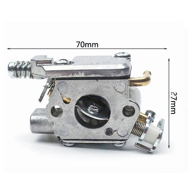 Chainsaw Carburetor: Silver 25CC Engine Part - Precise Design For Easy Installation, Efficient Fuel Processing For Enhanced Performance, Durable High-Quality Construction For Zenoah G2500 Daily Mainte - Image 3