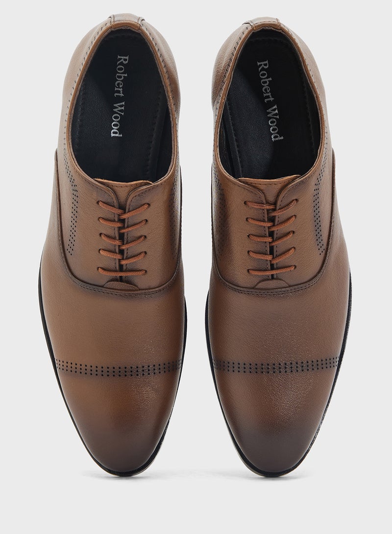 Robert Wood Genuine Leather Formal Lace Ups  - Image 4