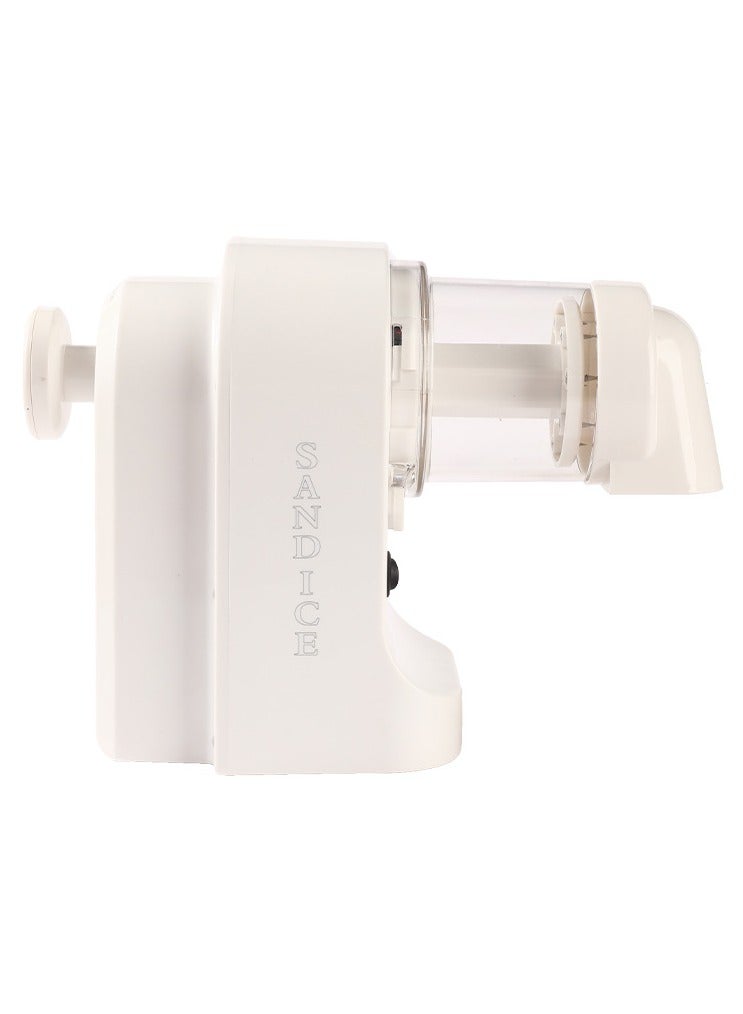 عام مكينة تقشير الجليد أو مطاحن الجليد الكهربائية المنزلية. إنها أداة رائعة لتحويل الجليد إلى شريبات تشبه الثالة. يمكن إعادة شحنها عبر USB. كذلك، يمكن استخدامها كمكينة لصنع الجليد المشطوب وكمكينة لصنع الشايبانة في فصل الصيف. - Image 3