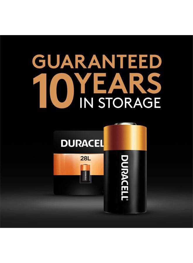Duracell بطارية ليثيوم Duracell سعة 28 لترًا و6 فولت، عبوة واحدة، بطارية ليثيوم عالية الطاقة سعة 28 لترًا و6 فولت، تدوم طويلاً لكاميرات الفيديو والصور ومعدات الإضاءة والمزيد - Image 3