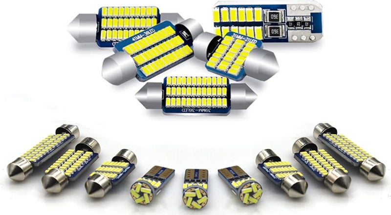 Opel Astra H LED Interior Lighting Bulb Set Bright White
