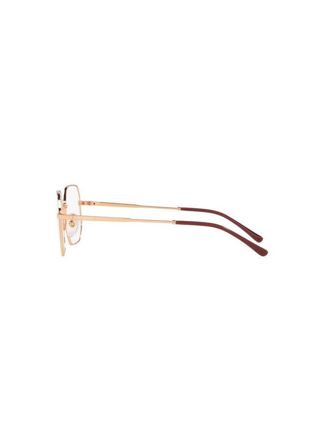 Vogue Eyewear Women'S Vo4228 Hexagonal Prescription Eyewear Frames, Rose Gold/Demo Lens, 51 Mm  - Image 4