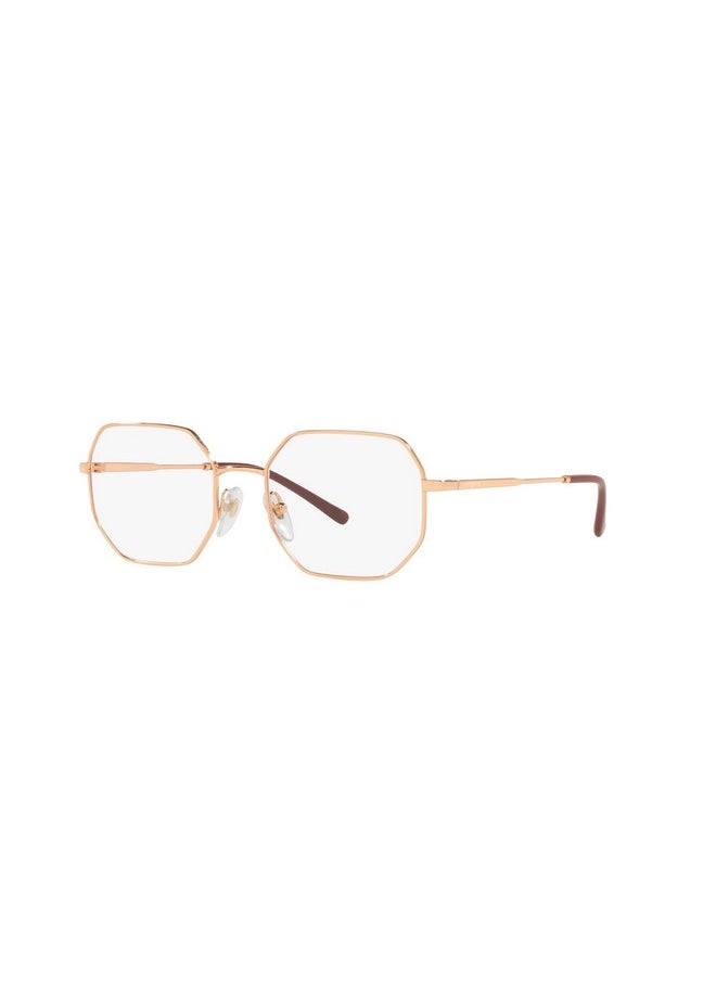 Vogue Eyewear Women'S Vo4228 Hexagonal Prescription Eyewear Frames, Rose Gold/Demo Lens, 51 Mm  - Image 2