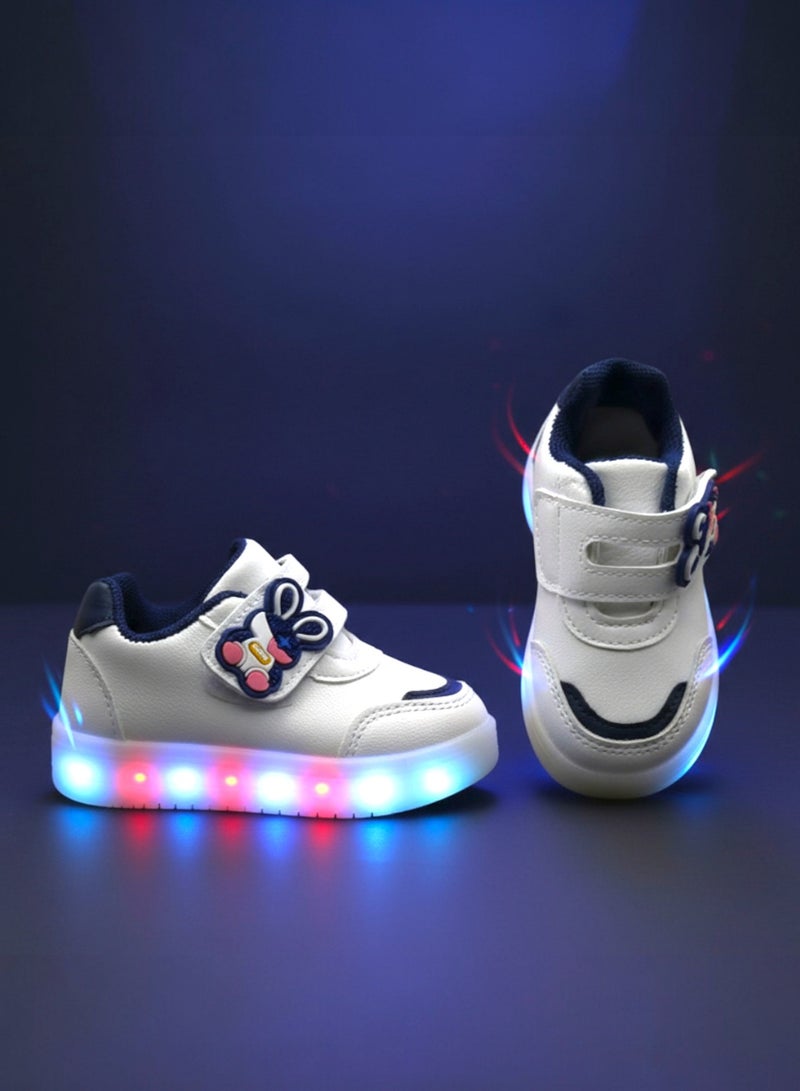 stylish LED Light Up Kids Shoes - Light-Up Shoes for Girls and Boys, Light-Up Shoes for Girls and Boys, Light-Up Shoes for Kids, Sizes 20-25, Light-Up Design, Anti-Slip, Comfortable, Easy to Wear, Kids Shoes, Kids Walking Shoes, Kids Shoes with Light - Image 2