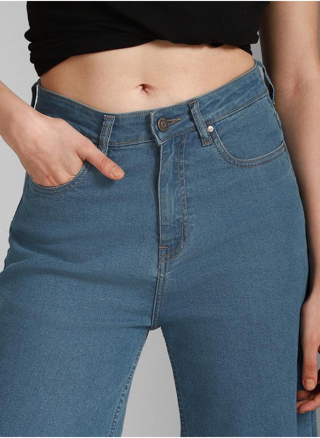 HIGH STAR - High Rise Bootcut Jeans by Styli - Image 1