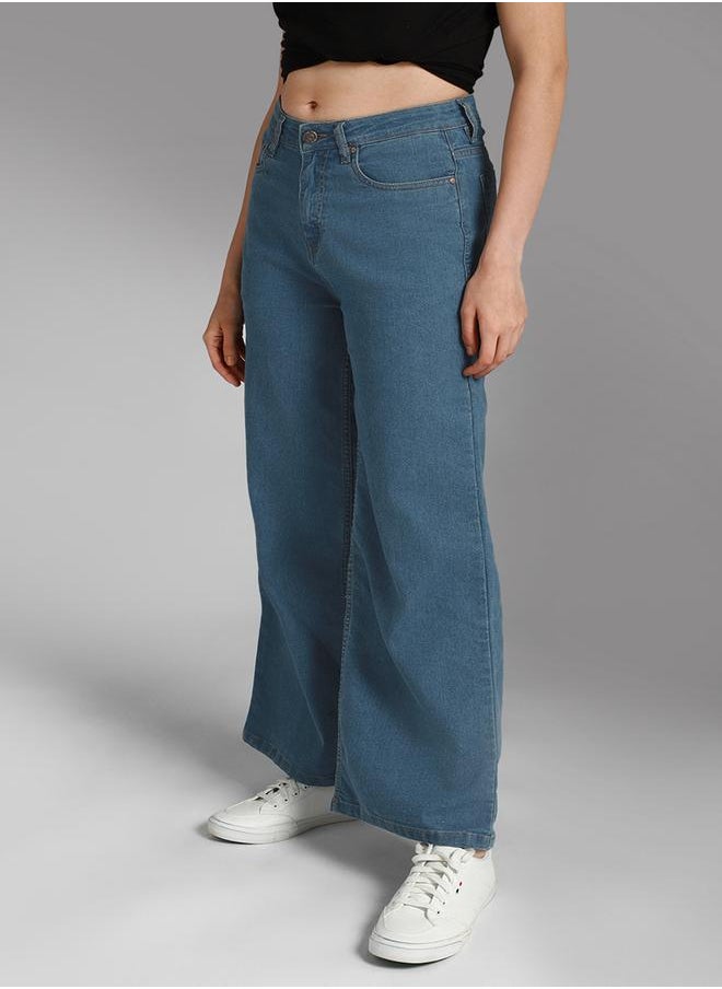 HIGH STAR - High Rise Bootcut Jeans by Styli - Image 1