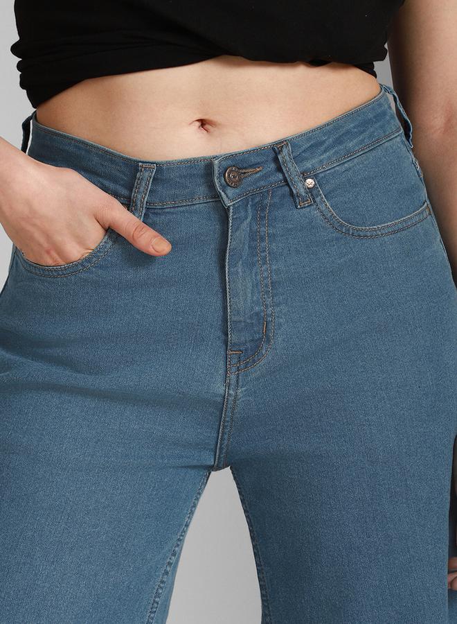HIGH STAR - High Rise Bootcut Jeans by Styli - Image 1