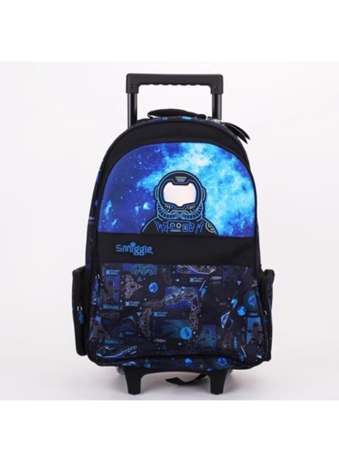 Smiggle Australia Large Capacity Cartoon Rolling Backpack