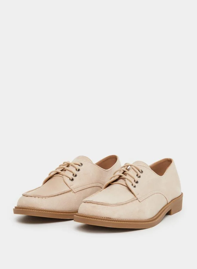 Styli Styli Suede Lace Up Casual Shoes