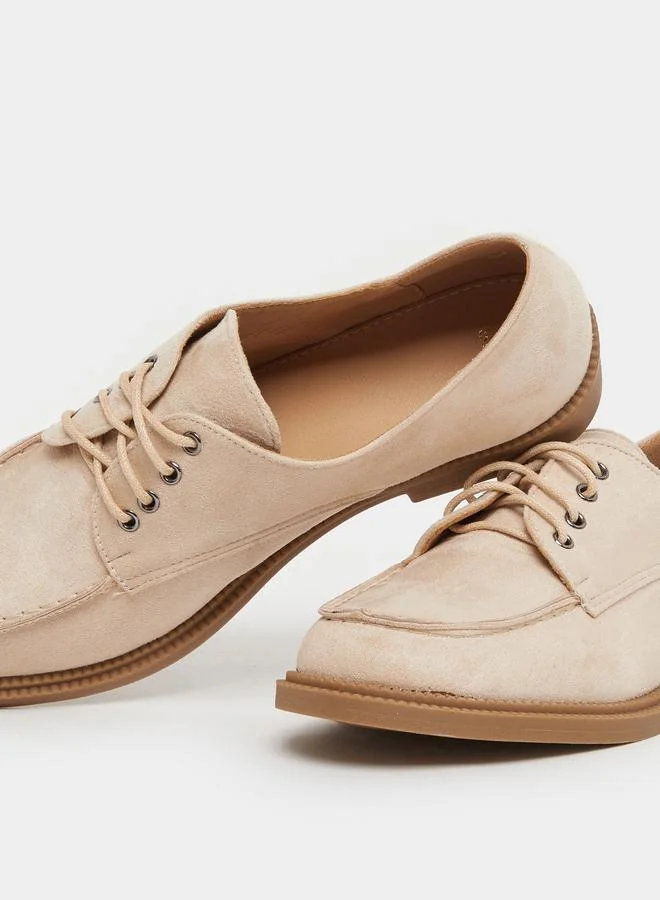 Styli Styli Suede Lace Up Casual Shoes