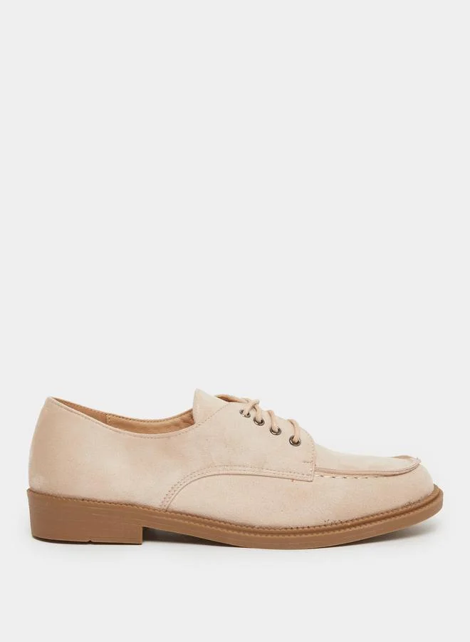 Styli Styli Suede Lace Up Casual Shoes