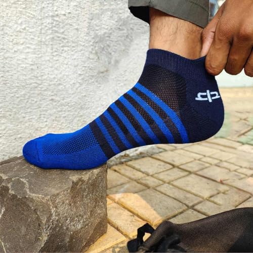HEELIUM Bamboo Ankle Socks for Men | Odour-Free and Breathable | Padded Base and Anti-bacterial | 3X Softer Than Regular Socks - Image 4