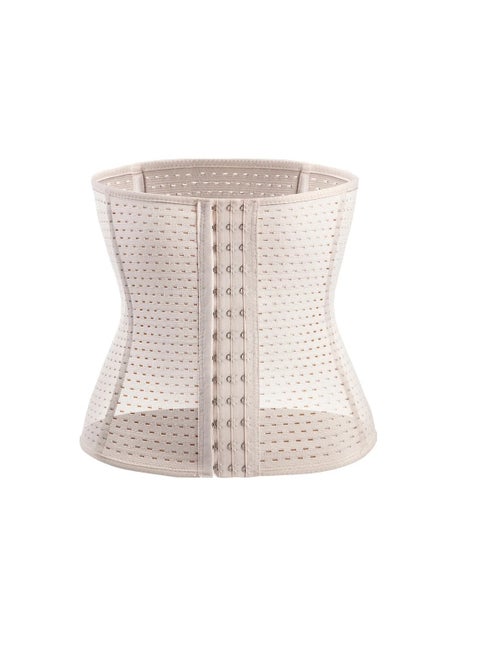 مدرب الخصر للنساء للتحكم في البطن، مشد للجسم شبكي مسامي، مشد للخصر، ملابس داخلية