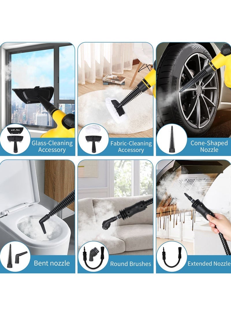 DF High Temperature Steamer Steam Cleaner Handheld Steam Cleaner Suitable for Home Kitchen Bathroom Car Cleaning Tools. - Image 2