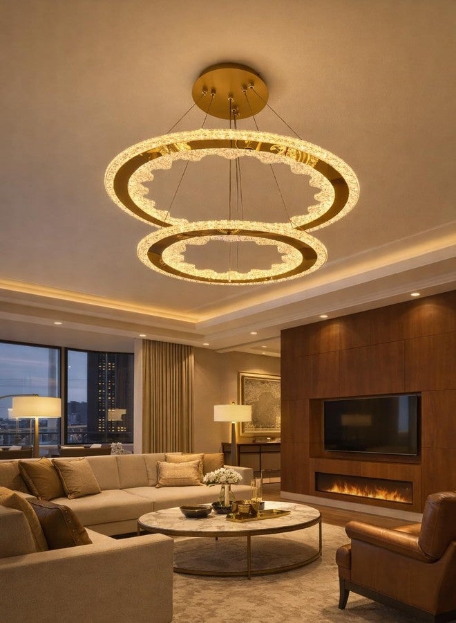 ثريا معلقة LED عصرية من OJIT LIGHT DECORATION طراز 20041 | إضاءة دافئة بيضاء، مصباح معلق عصري | مثالية لغرفة الطعام، غرفة المعيشة، جزيرة المطبخ، والردهة - Image 1