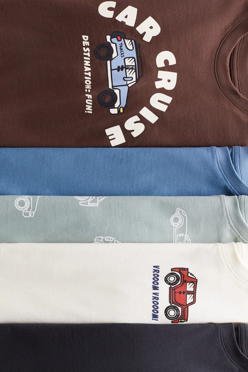 H&M 5-pack long-sleeved T-shirts