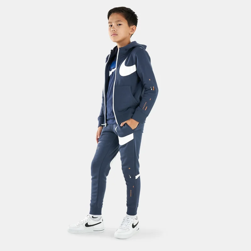 Nike Kids' Sportswear Swoosh Fleece Hoodie (Older Kids)
