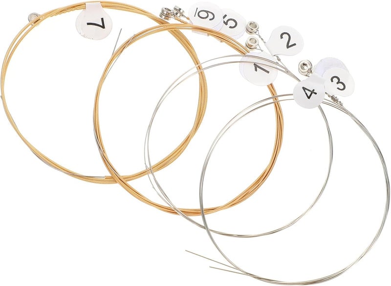 Solid anti-deform Garneck 7Pcs Lyre String Durable Steel Music Wire for Harp Zithers and Dulcimer Easy Replacement for Musicians and Classical Learners All storage type compatible Cross-location transit friendly build Seasonal & permanent compatible Transit damage minimized design Budget friendly trendy design Cost saving user oriented build Durable versatile substance Precision made Global flexible assemble picks Global trendy simple build Ready-to-ship local stock Balanced weight General purpose design Multi-use detailed build Cost effective global grade quality Fast & slow shipment compatible Multi-market varied design options Wide usage compatibility Gulf user preference oriented build Long term use design Spec compliant trusted quality Safe silicone build Quick assemble Long term heavy use compatible - Image 1