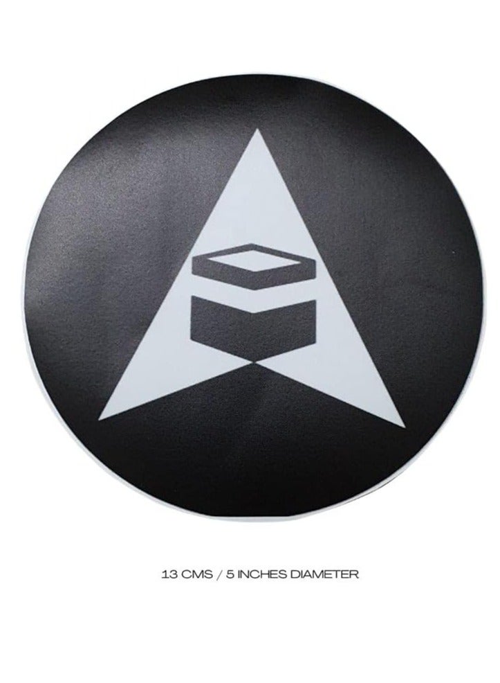 RYN Qibla Sign for Praying  3pcs Bundle of Vinyl Sticker Signage to indicate Qibla Vinyl Decal Stickers for Muslim Kaaba Black and white - Image 2