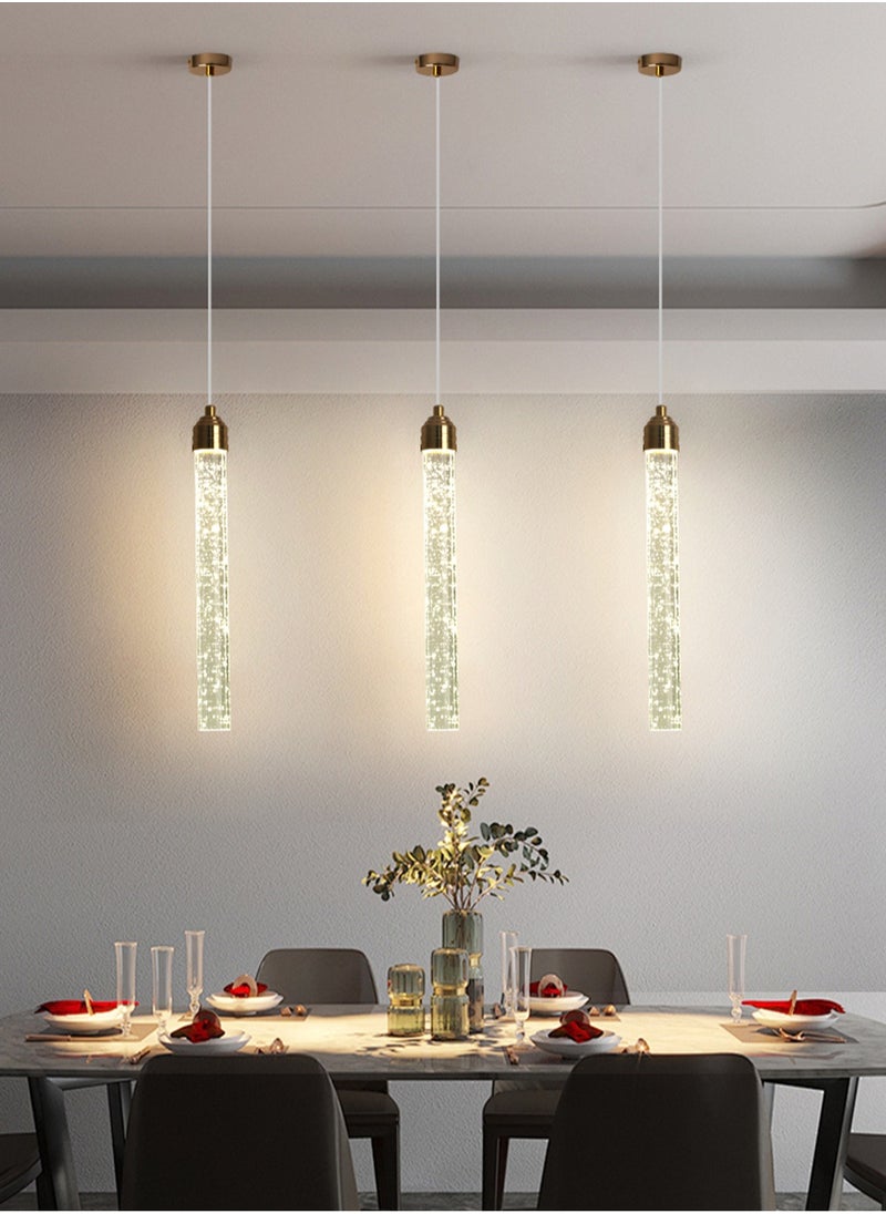 LOOPITYS 35CM Pendant Lighting Fixture Contemporary Crystal LED Bedroom Hanging Pendant Lamp Modern Dining Room Ceiling Hanging Ligh  - Image 2