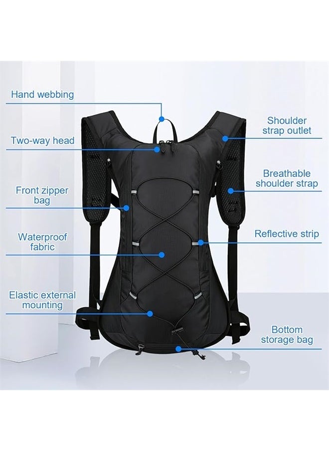 yongsheng Breathable Hydration Backpack With Water Bladder，Hydration Backpack, Cycling Backpack Outdoor,Lightweight Hydration Pack Hydration Bladder, Water Backpack for Running, Hiking, Cycling, Climbing, Camping, Biking  - Image 3