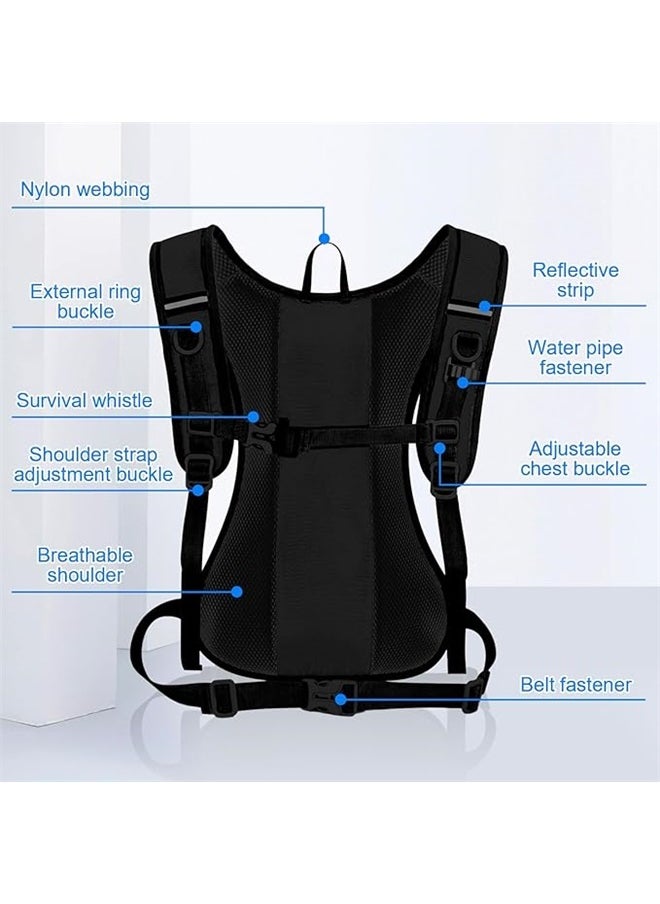 yongsheng Breathable Hydration Backpack With Water Bladder，Hydration Backpack, Cycling Backpack Outdoor,Lightweight Hydration Pack Hydration Bladder, Water Backpack for Running, Hiking, Cycling, Climbing, Camping, Biking  - Image 4