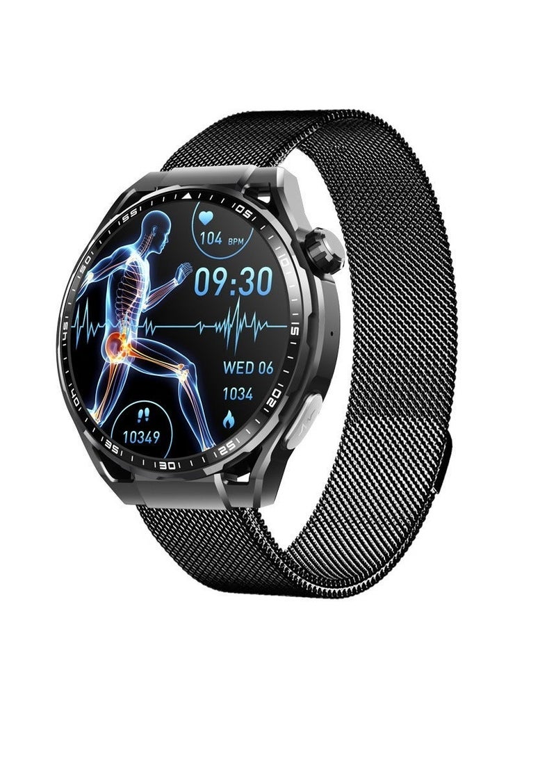 F67 Pro Smart Watch, 1.41 Inch Large HD Screen Smart Sports Wrist Watch, Smart Activity Tracker Watch With ECG , Sleep Monitoring, (1pc, Black, Mesh Strap, Design 1)