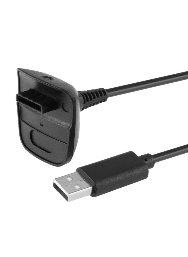 Charging Cable for Xbox 360 & Slim Wireless Game Controllers,2 Pack Black - Image 2