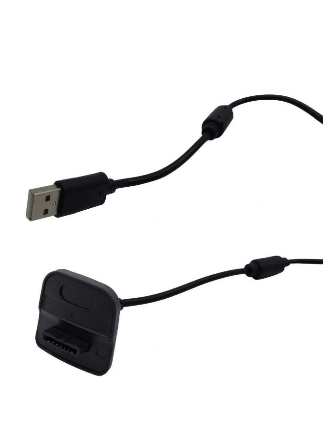 Charging Cable for Xbox 360 & Slim Wireless Game Controllers,2 Pack Black - Image 3