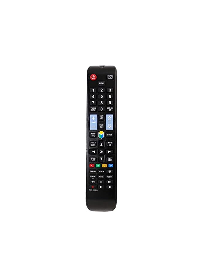 The Bros New AA59-00581A Replaced Remote Control Fit for Samsung LED LCD TV UN40EH5300F UN46ES6100F UN32EH5300F UN55ES6100FXZATS01 UN55ES6150F UN55ES7550F - Image 2
