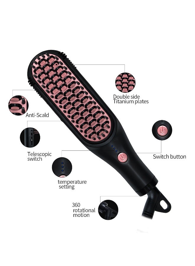 Beauenty Comb straight curly hair fold comb travel beard brush - Image 2