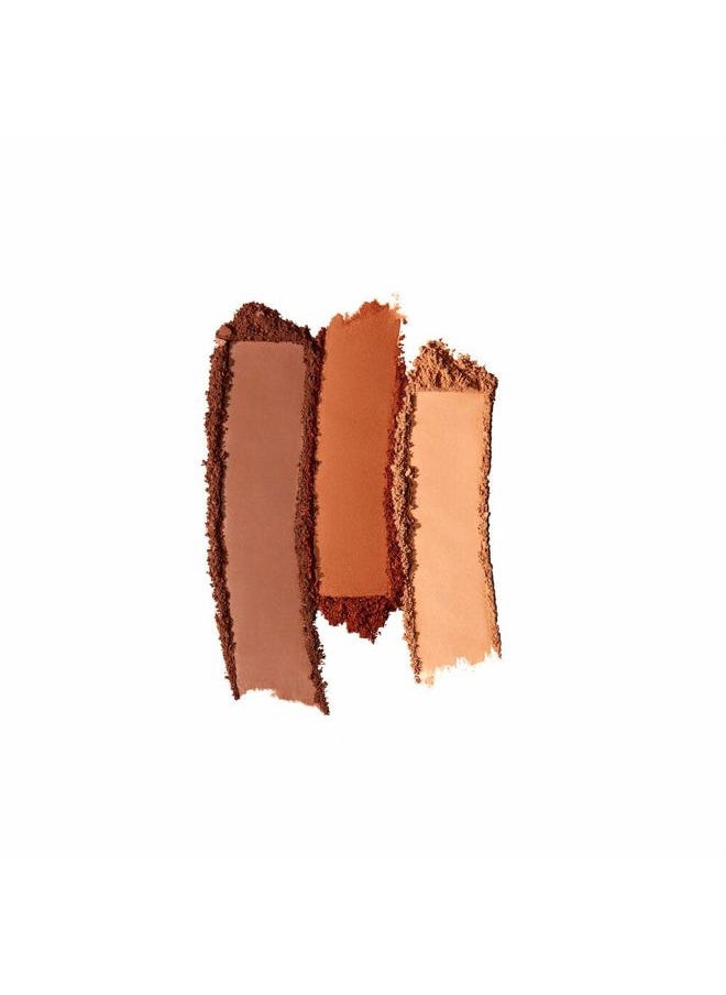 SmashBox Step-By-Step Contour Kit | Buildable, Highlight, Shapes + Brush, 0.4 Ounce, Medium/Deep 