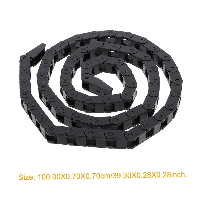 Alipis Enclosed Nylon Drag Chain Wear Resistant Easy Install Printer Accessory - Image 3