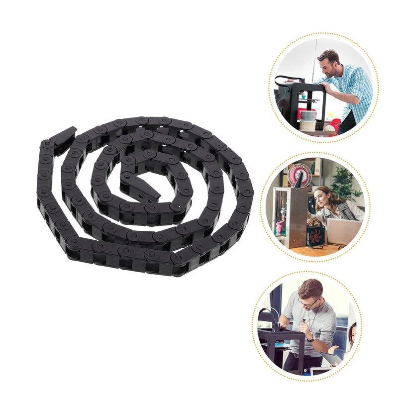 Alipis Enclosed Nylon Drag Chain Wear Resistant Easy Install Printer Accessory - Image 4