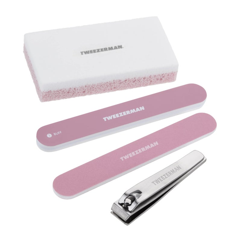 Tweezerman Exclusive Rose Tea Essential Pedicure Kit, 4 Piece set - Image 1