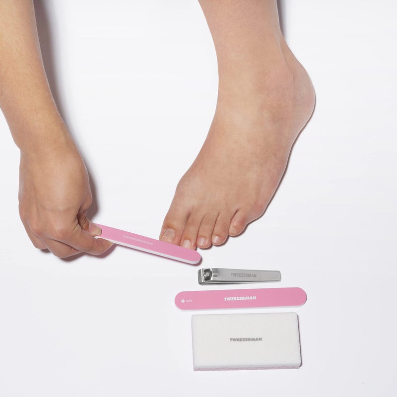 Tweezerman Exclusive Rose Tea Essential Pedicure Kit, 4 Piece set - Image 3