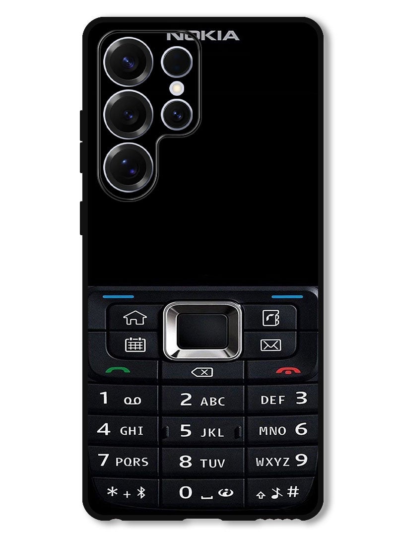 Theodor Protective Case Anti Scratch Shock Proof Bumper Cover For Samsung Galaxy S25 Ultra Old Phone Pattern - Image 1