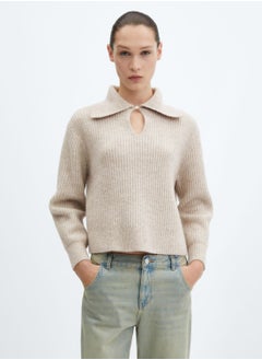 Keyhole Neck Sweater