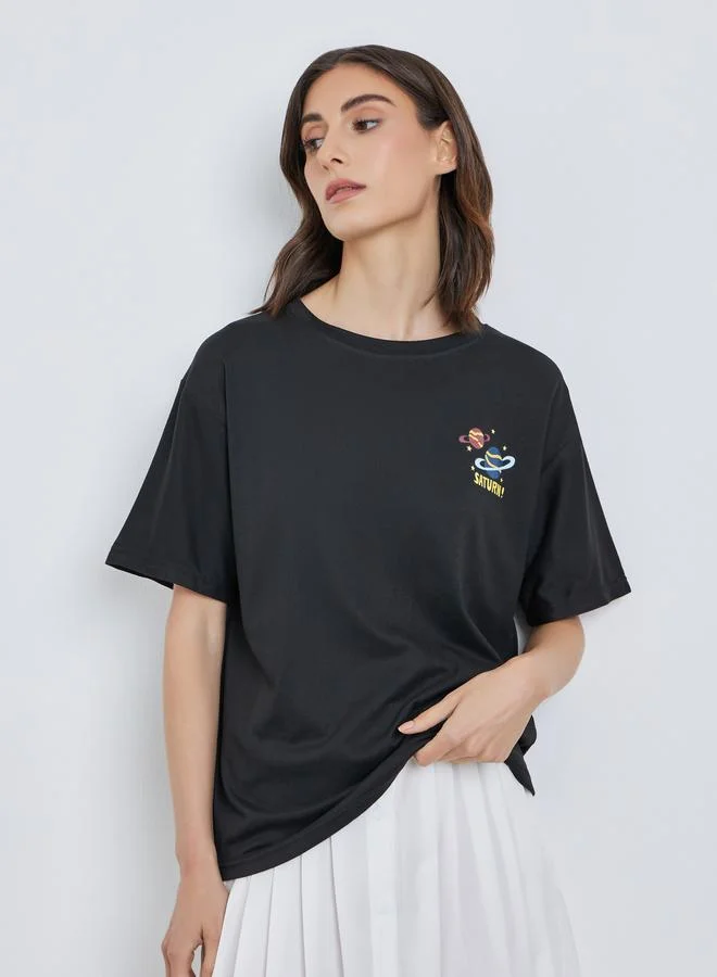 Take Two Graphic Print Regular Fit T-Shirt