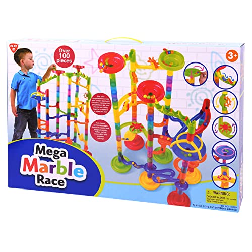Playgo Toys Enterprises Ltd Marble Race Deluxe Building 100Piece - Image 5