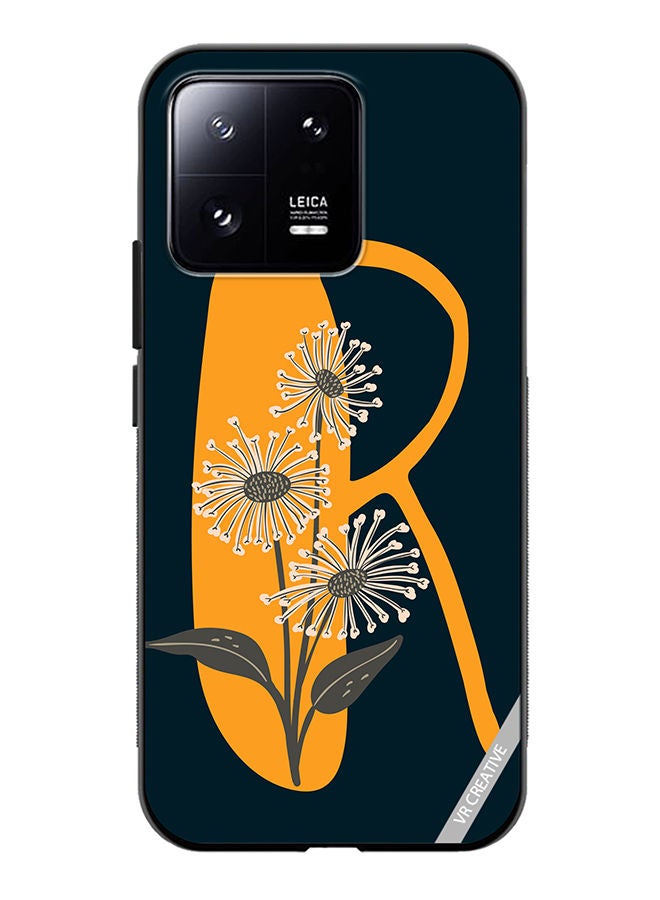 VR CREATIVE Protective Case Cover For Xiaomi 13 Alphabet R Design Multicolour - Image 1