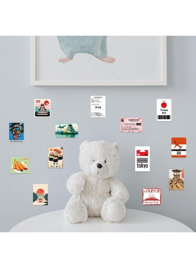 Japanese Travel Culture Stickers for Water Bottles 50 Pcs Cute Waterproof Beautiful and Fashionable Youth Stickers Suitable for Cups Phones Guitars Suitcases Piano Skateboard - Image 4