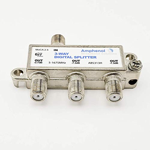Amphenol 3-Way Digital Coaxial Splitter MoCA 2.5 ABS313H - Image 4