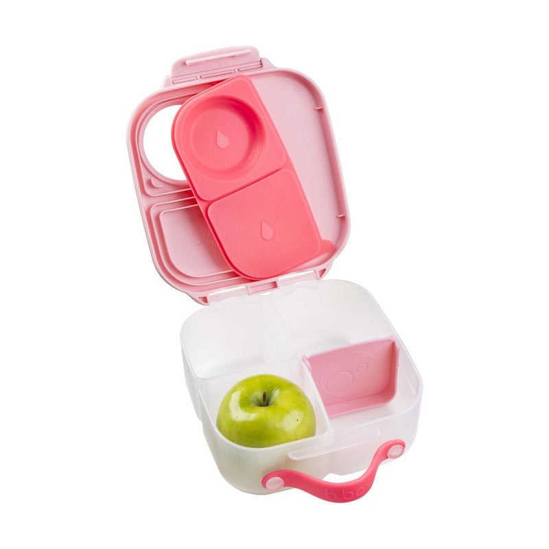 B.Box “Not So Mini” Lunch Box for Kids | Leakproof Compartments | 33.8 fl oz Capacity | Whole Fruit Holder | BPA Free | Easy Open Design-Flamingo Fizz - Image 2
