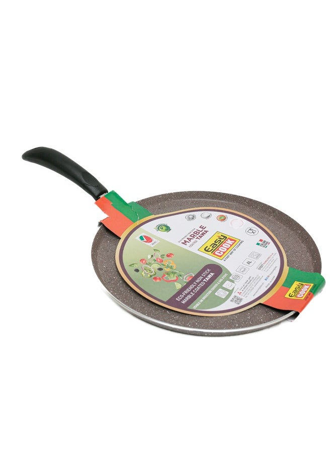 Easy Cook - Marble Coated Non Stick Tawa 28cm | Non-Stick Dosa Pan - Image 1