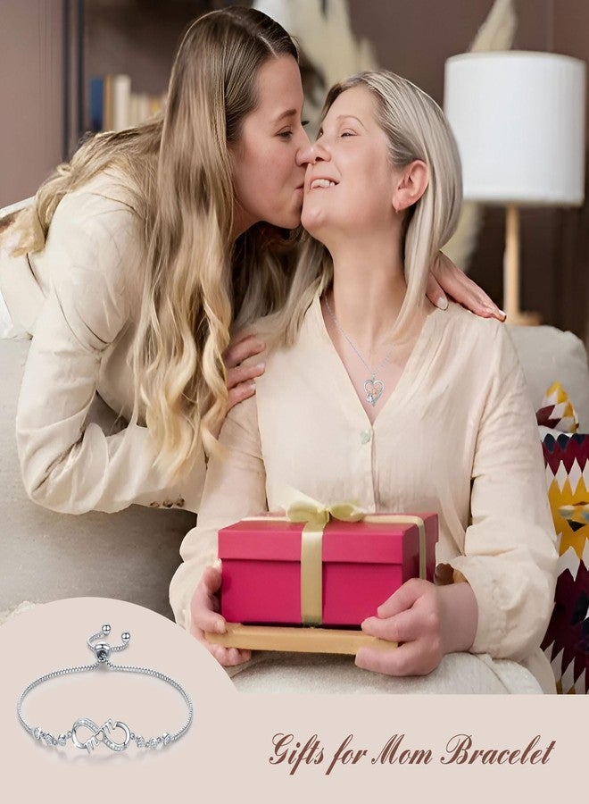 RAYSTAR Birthday Gifts for Mom from Daughter/Son, Happy Birthday Mom Card, Mom Birthday Gifts, Cool Moms Mother Bday Presents Ideas Infinity Love Bracelets for Mom - Image 5