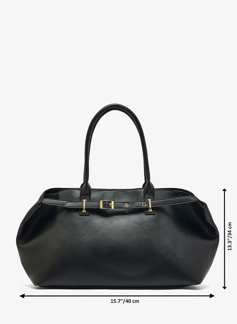 Ella Black East-To-West Top Handle Tote for Women | Best Price UAE