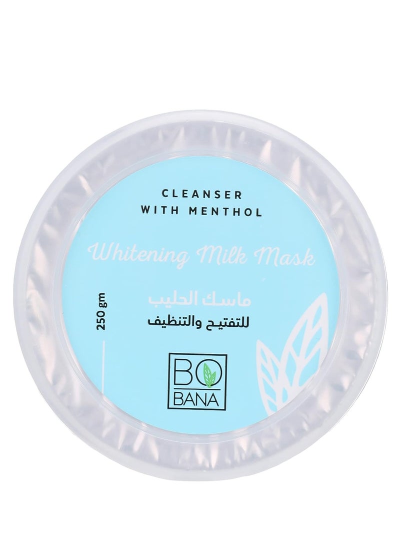 بوبانا قناع تبييض الحليب بالمنثول 250 جرام - Image 2